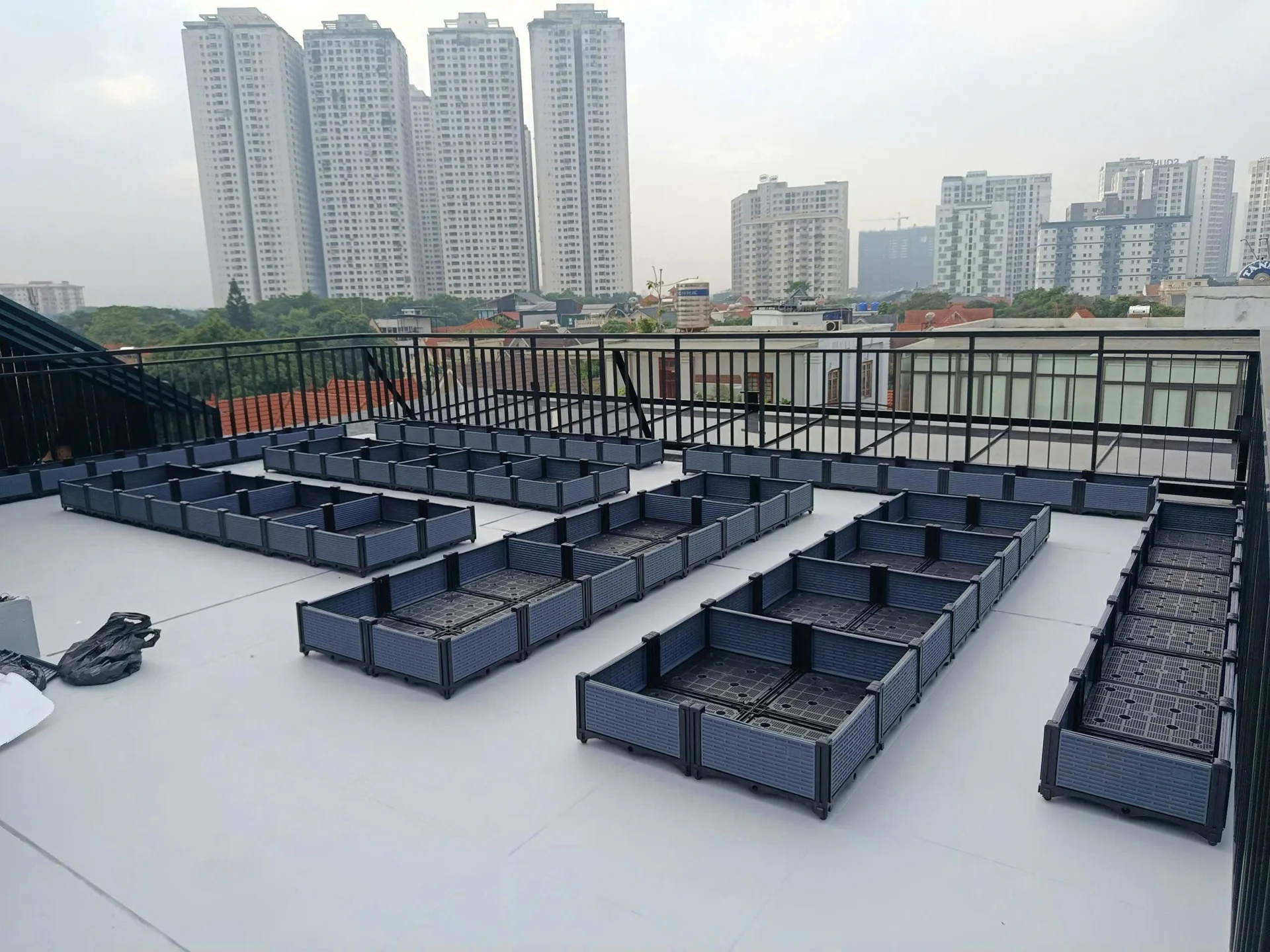 Chậu trồng cây lắp ghép thông minh