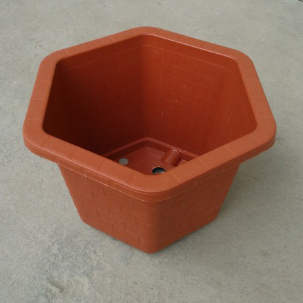 Chậu lục giác nâu A36