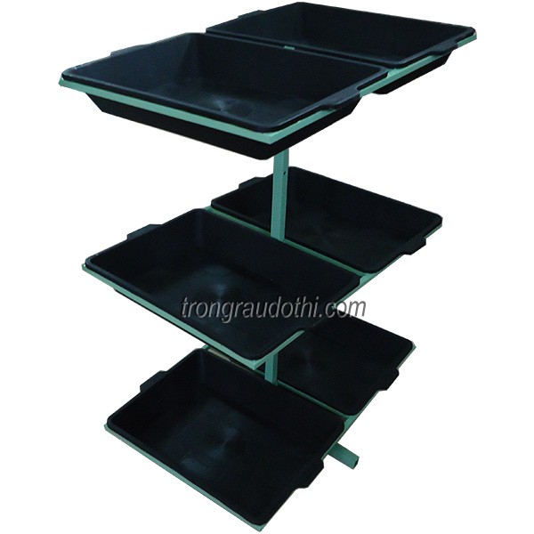 Bộ trồng rau mầm 6 khay đối xứng - Ảnh 1