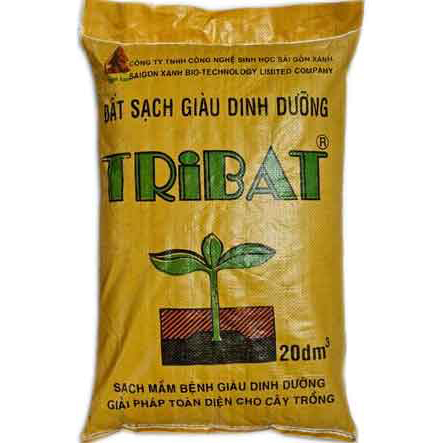 Đất sạch Tribat 20dm3 - Đất sạch Tribat giàu dinh dưỡng - Ảnh 1
