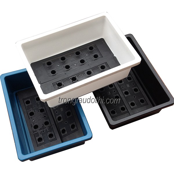 Chậu trồng rau thông minh bé, gọn nhẹ, chất lượng cao - Ảnh 1