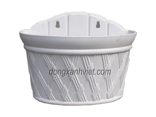 Chậu ốp tường bán nguyệt Daiwa - Ảnh 1