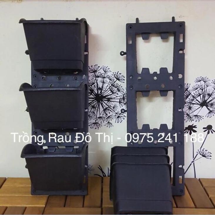 Bộ chậu ốp tường đứng