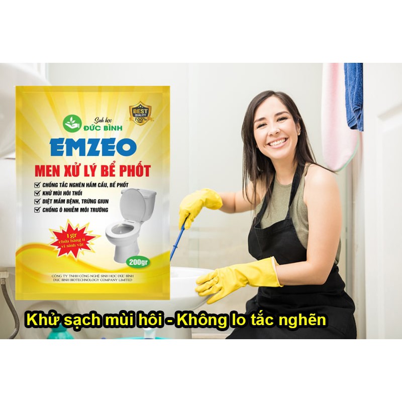 Men xử lý bể phốt Emzeo - Ảnh 1