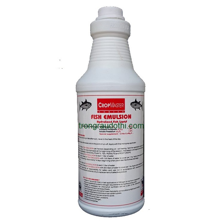 Phân đạm cá cao cấp Fish Emulsion nhập khẩu Mỹ