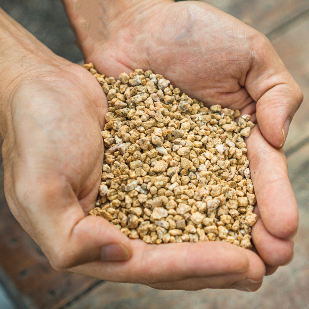 Đá Masato (Maifan) 2-4mm, 3-5mm, 4-8mm làm giá thể trồng cây