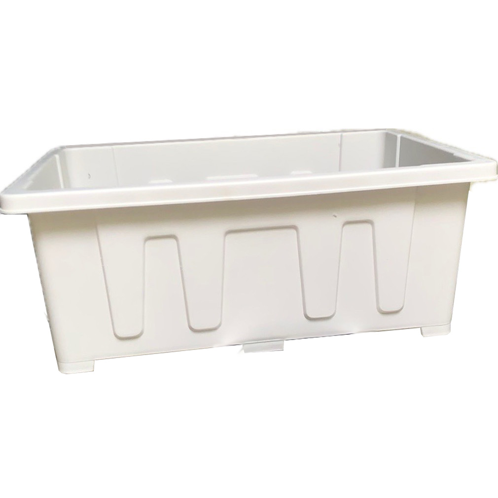 Chậu trồng rau 45 lít trắng, chậu lớn thích hợp trồng dưa leo, bầu bí