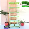 Bộ trồng rau mầm 6 tầng 12 chậu - Ảnh 1