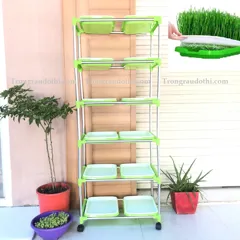 Bộ trồng rau mầm 6 tầng 12 chậu
