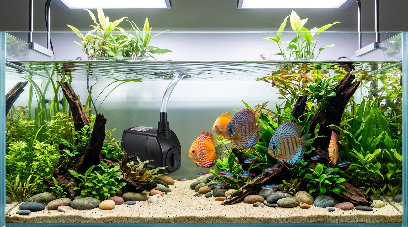 Máy bơm chìm bể cá, tiểu cảnh Lifetech AP2000