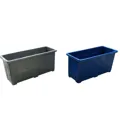 Bồn trồng cây 32 lít màu ghi làm từ nhựa PP bền đẹp rất chắc chắn - Ảnh 6