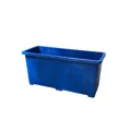 Bồn trồng cây 32 lít màu ghi làm từ nhựa PP bền đẹp rất chắc chắn - Ảnh 7