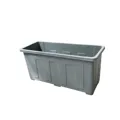 Bồn trồng cây 32 lít màu ghi làm từ nhựa PP bền đẹp rất chắc chắn - Ảnh 8