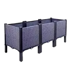 Chậu ghép có chân cao kích thước 120x40x58cm thiết kế đẹp