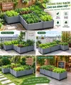 Chậu lắp ghép thông minh nhựa HDPE kích thước 100cm X 50cm X 55cm trồng rau sạch - Ảnh 1