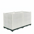 Chậu lắp ghép thông minh nhựa HDPE kích thước 100cm X 50cm X 55cm trồng rau sạch - Ảnh 3