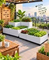 Chậu lắp ghép thông minh HDPE 150cm X 50cm X 23cm - Ảnh 3