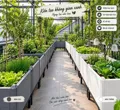 Chậu Nhựa Lắp Ghép Thông Minh HDPE 150x50x55cm - Ảnh 1