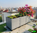 Chậu Nhựa Lắp Ghép Thông Minh HDPE 150x50x55cm - Ảnh 2