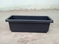 Chậu trồng cây thông minh dài 67x24, chậu trồng rau cỡ đại màu đen - Ảnh 1