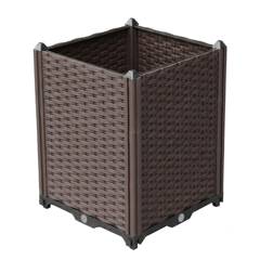 Chậu Lắp Ghép Thông Minh 40x40x58cm (Mã: CG113) – Chậu Ghép Vuông Cao Trồng Cây, Trồng Hoa