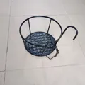 Giỏ sắt tròn đường kính 22cm treo chậu hoa rẻ đẹp, màu đen hoặc trắng - Ảnh 2