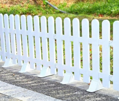 Bộ 4 tấm hàng rào nhựa trang trí cao 50cm dài 1.6M