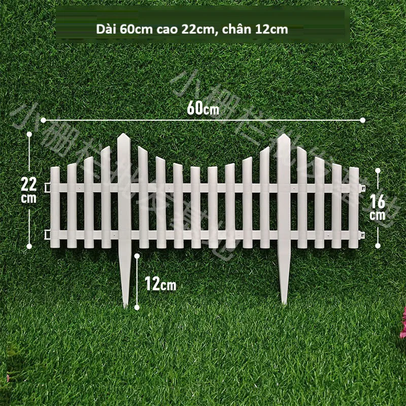 Hàng rào nhựa trang trí 60x22