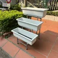 Kệ bậc thang 3 tầng trồng cây ban công cho chậu dài - Ảnh 2
