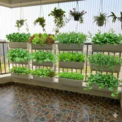 Móc treo 3 tầng trồng cây 67x24