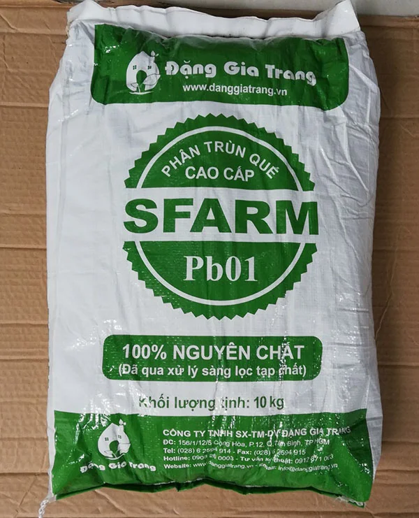 Phân trùn quế Sfarm 10kg